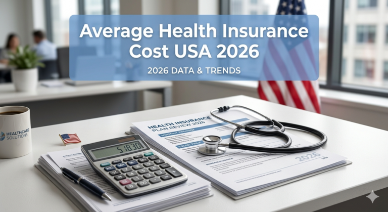 average health insurance cost USA comparison chart and medical tools