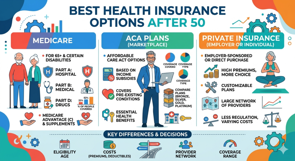 comparison of Medicare and ACA plans for older adults